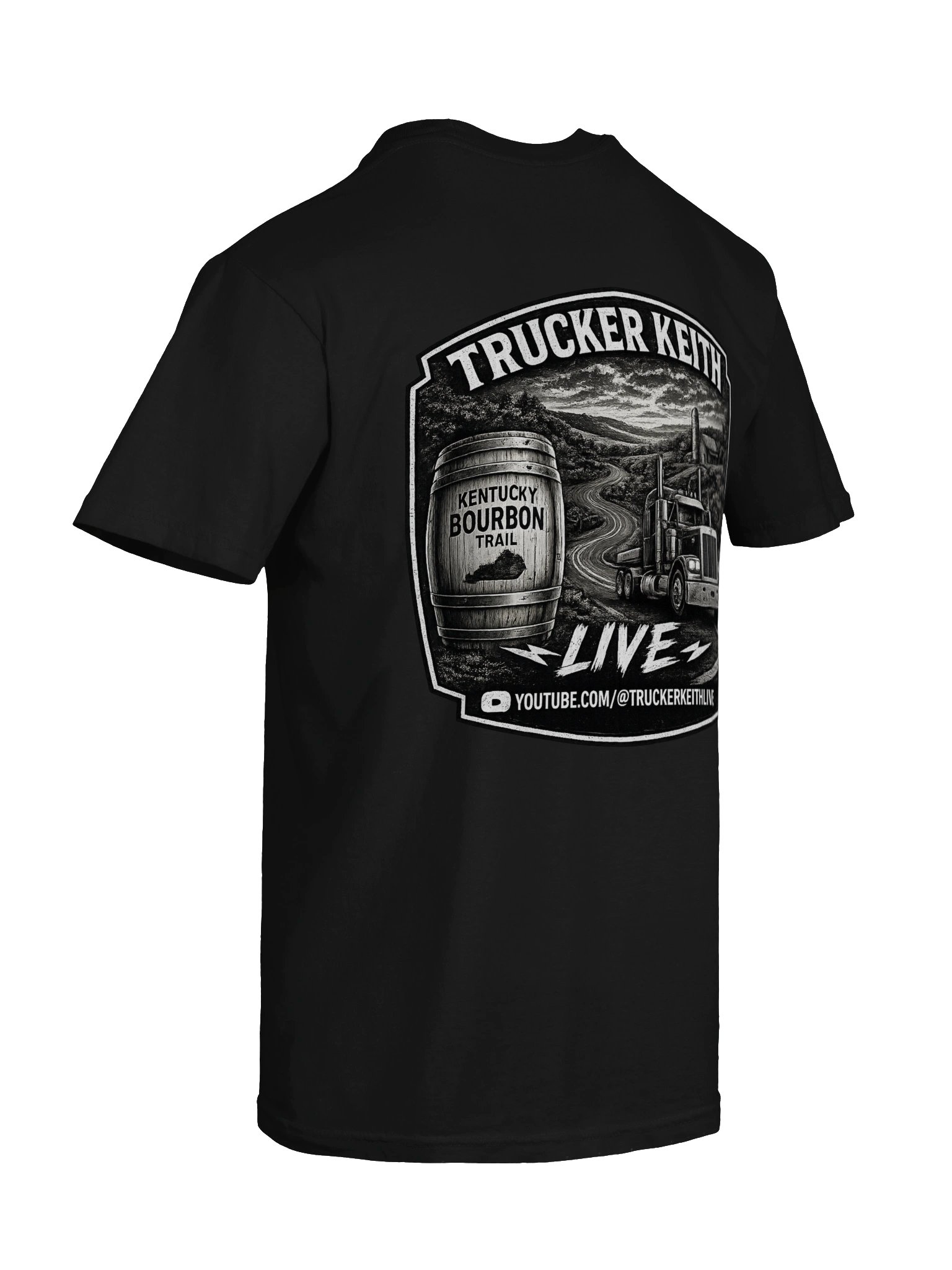 Trucker Keith Live White Badge Tee 2 product image (109)