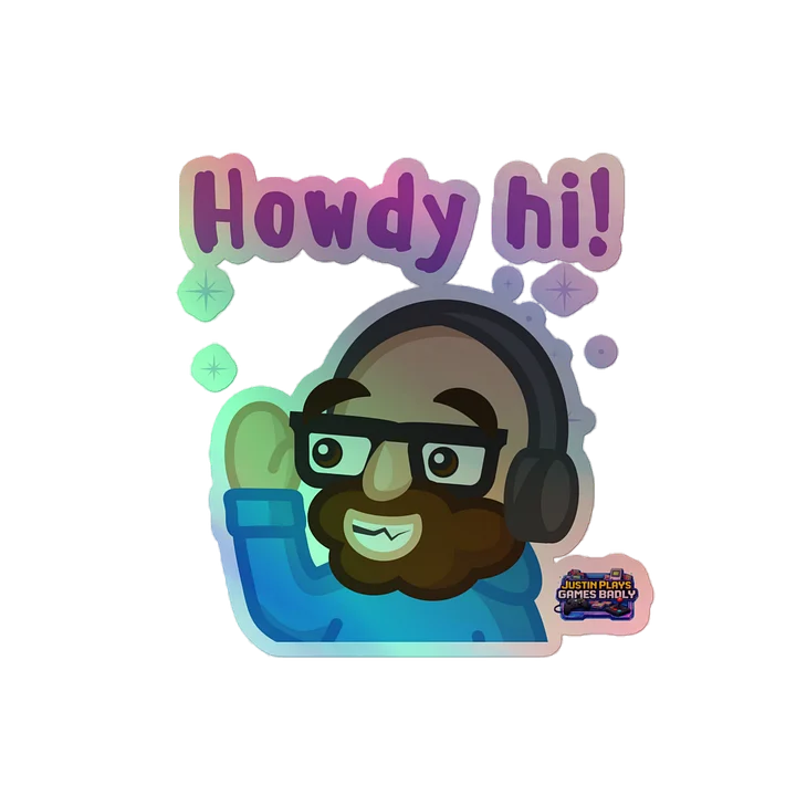 Howdy Hi Sticker product image (2)