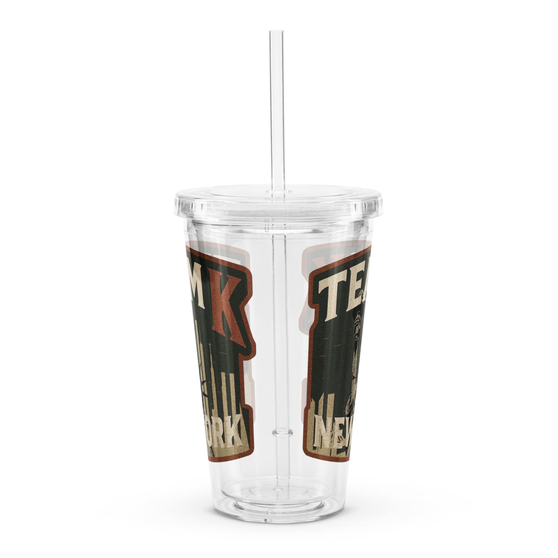 Team K New York Clear Plastic Tumbler product image (3)