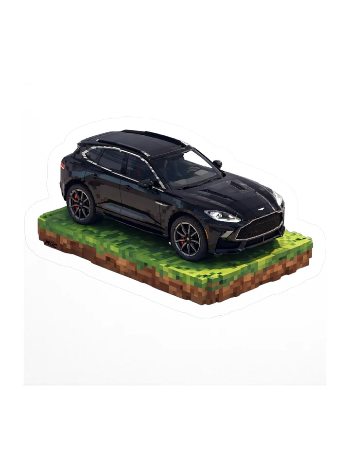 Black Aston Martin DBX Sticker (Pixel, Retro, Minecraft) product image (2)