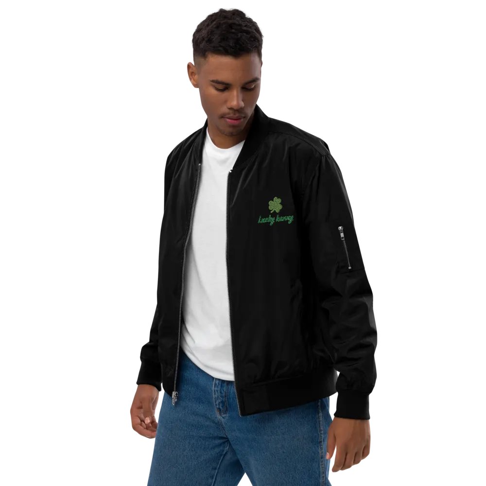 Lucky Hanny Four-Leaf Clover Bomber Jacket product image (8)