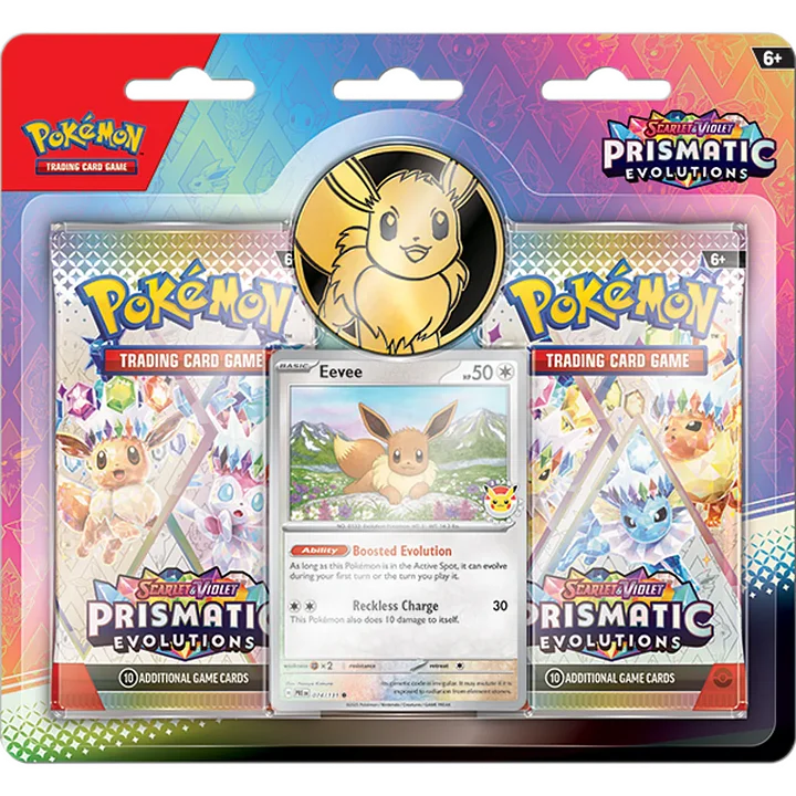 Pokémon TCG: Scarlet & Violet—Prismatic Evolutions 2 Pack Blister product image (1)