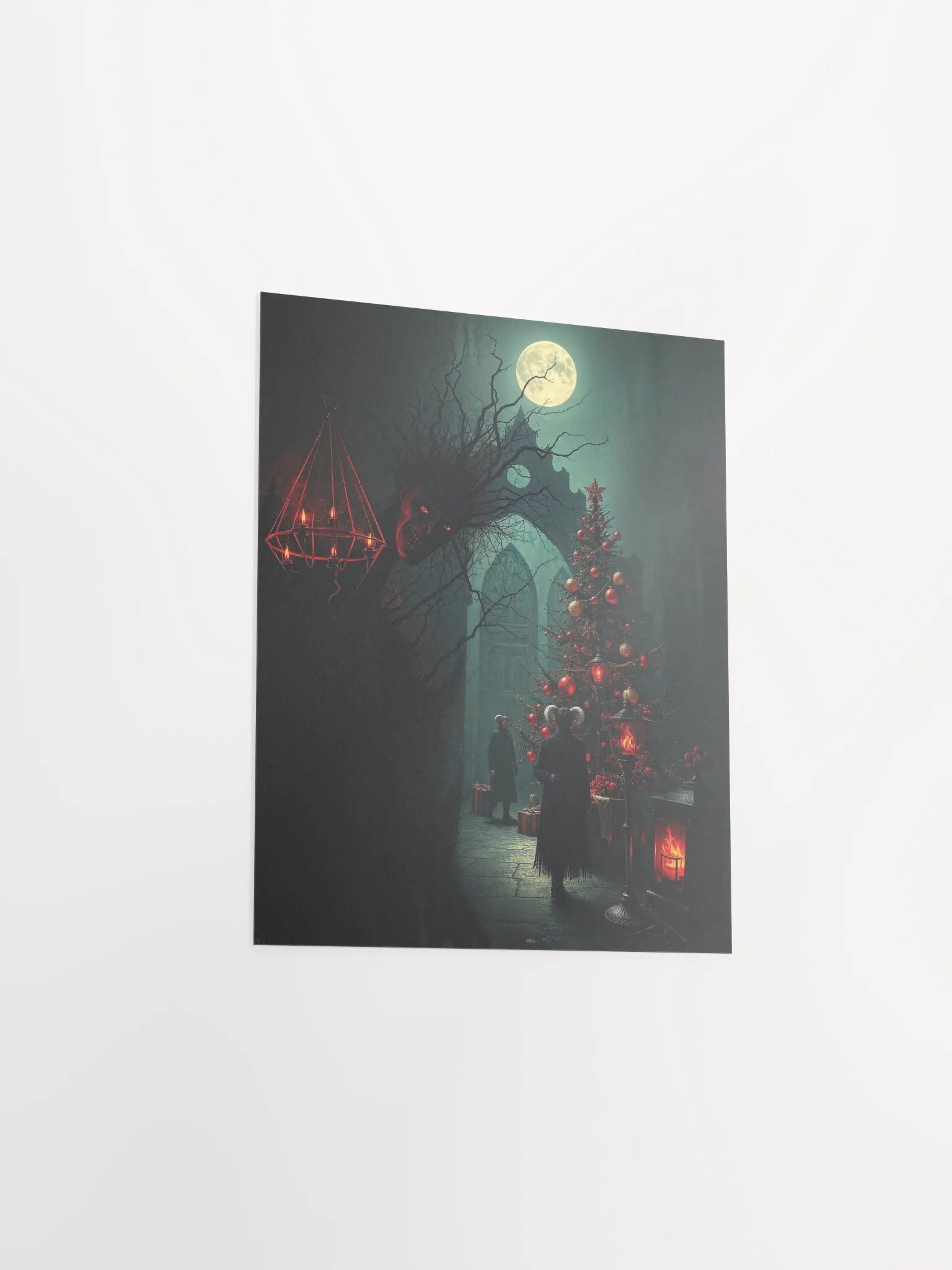 Creepy Gothic Christmas Moonlight Poster product image (18)