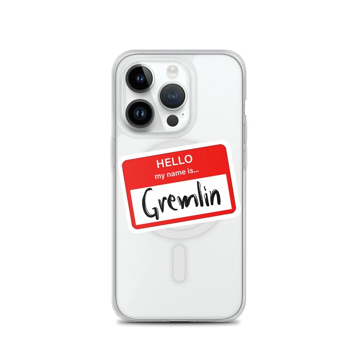 MagSafe Clear Hello, my name is... iPhone Case product image (1)
