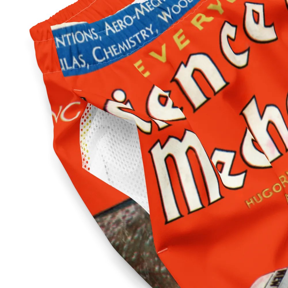 Retro Aero-Mechanics Swim Trunks product image (7)