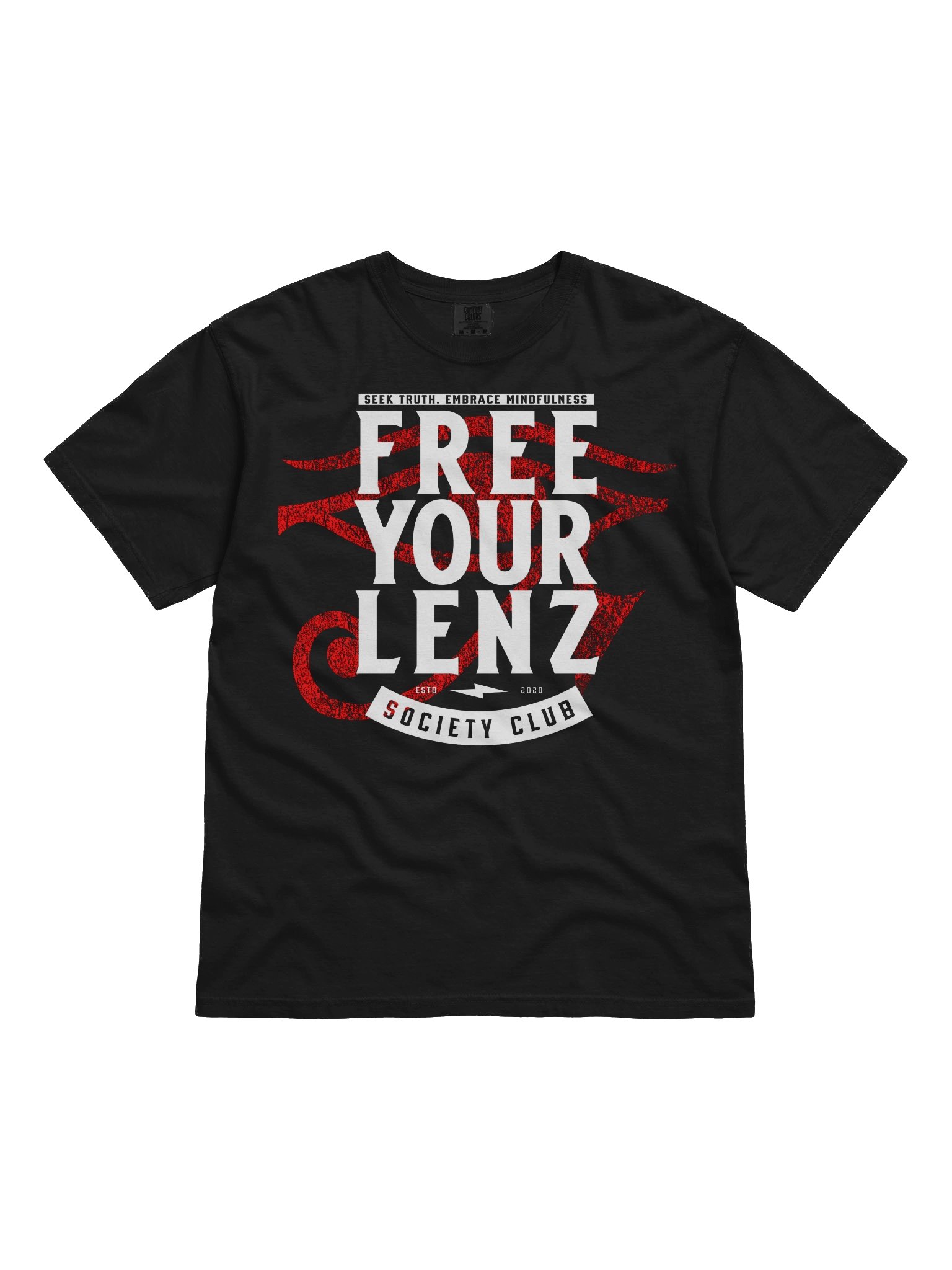 FreeYourLenz Society Tee (Red) product image (6)