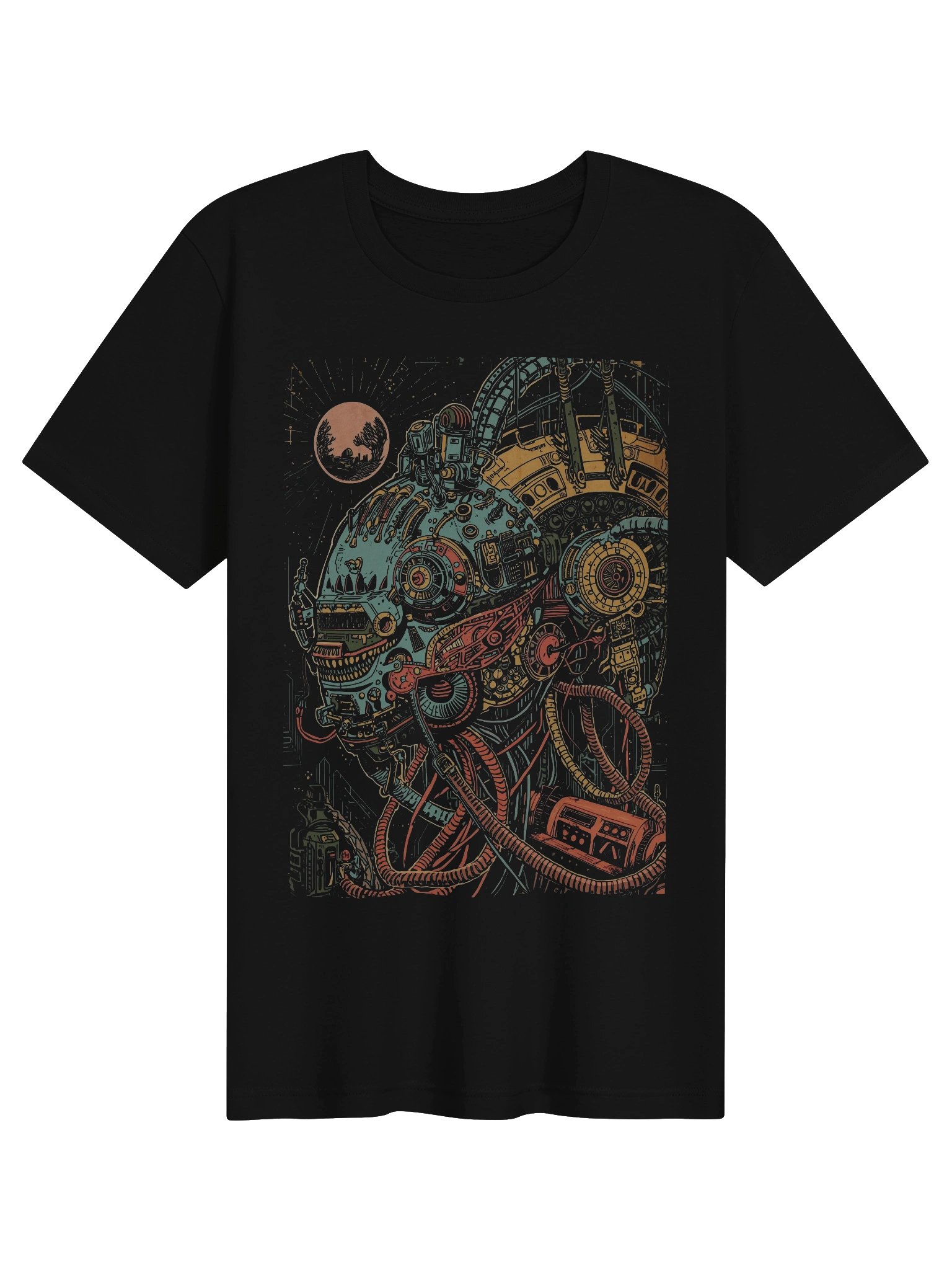 Mecha Monster Lightweight T-Shirt product image (1)