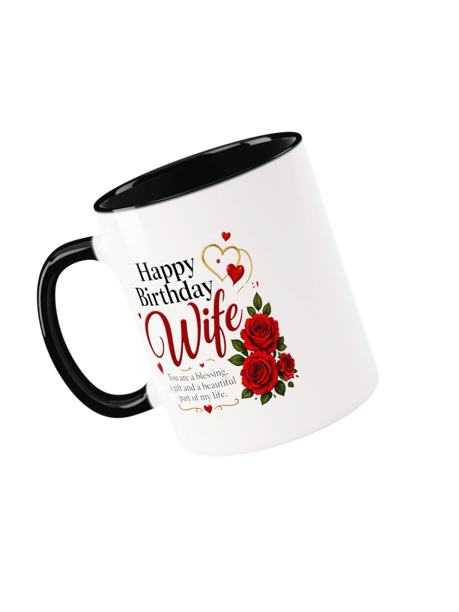 Happy Birthday Wife Mug - Red Roses product image (22)