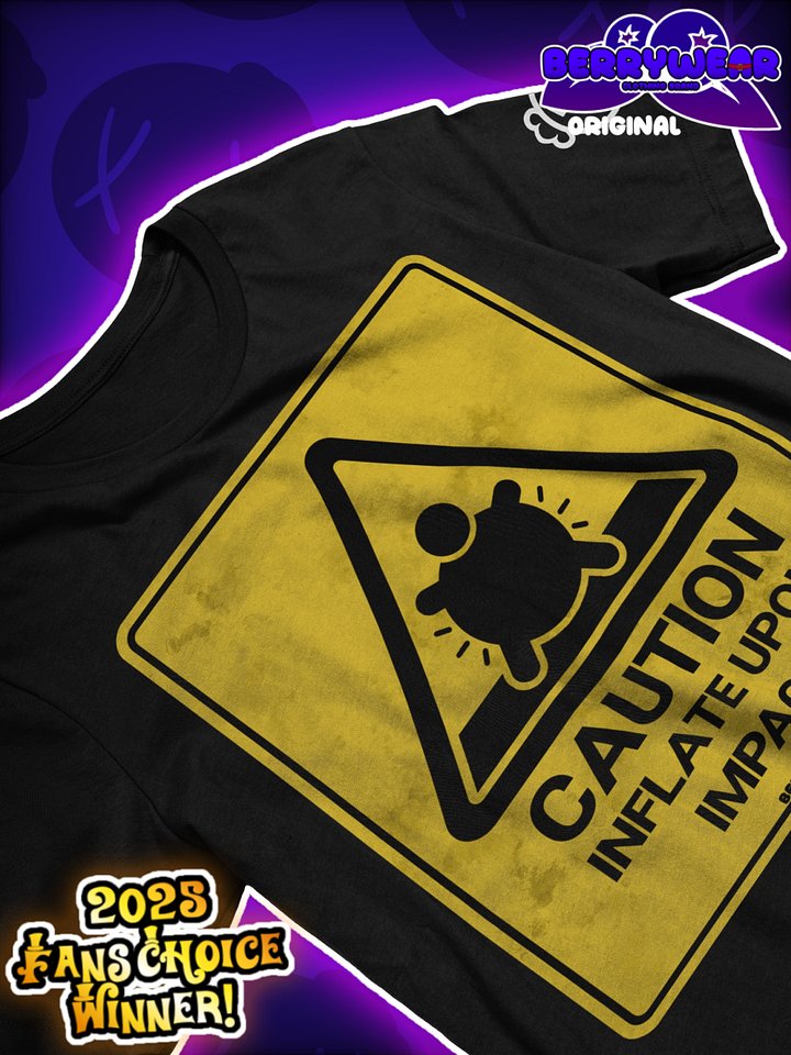 Inflate Caution Sign - T-Shirt product image (1)
