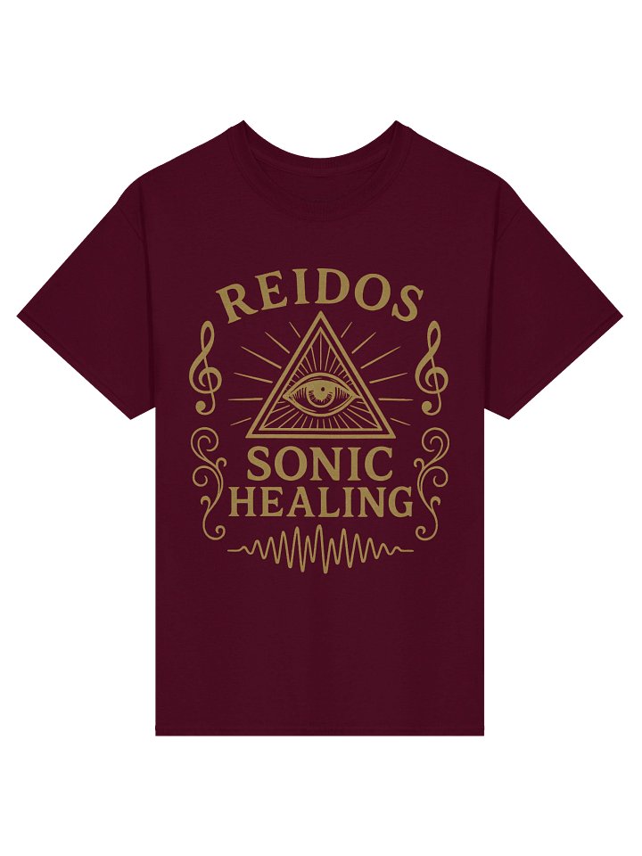 REIDOS Sonic Healing Script T-Shirt product image (1)