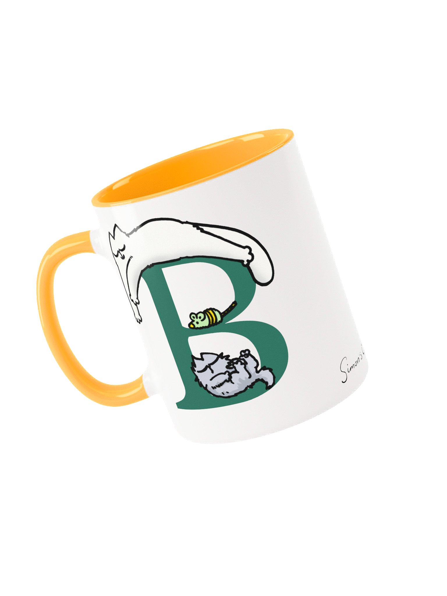 Cat Monogram Mug - B product image (3)