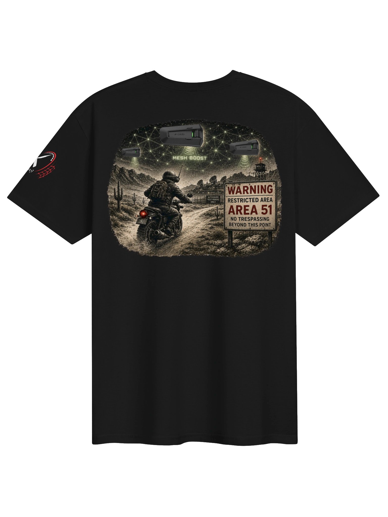 Area 51 Test Rider Vintage Graphic T-Shirt product image (2)