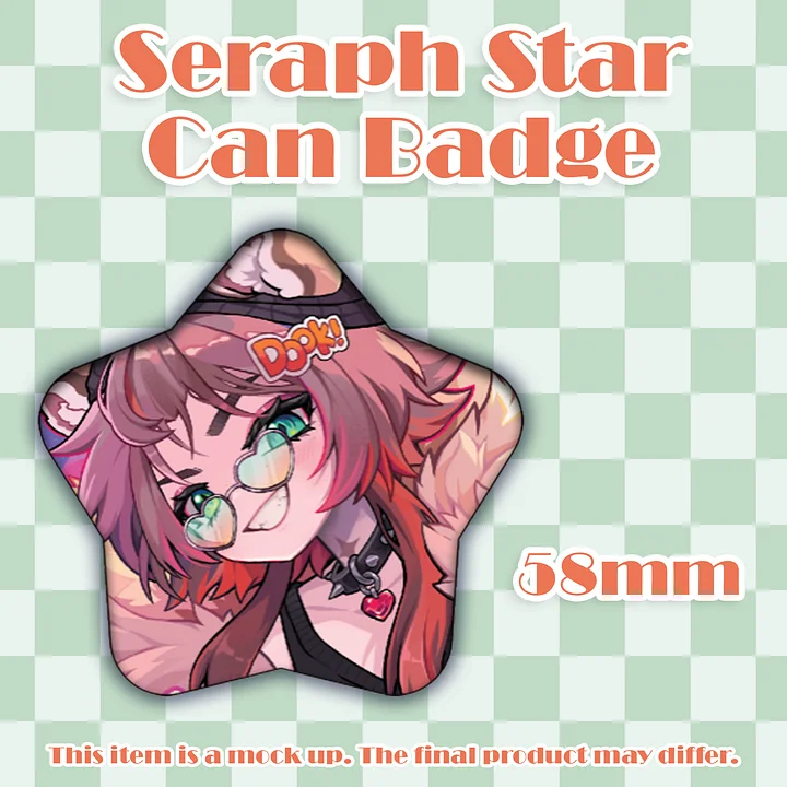 Smitten Seraph Star Can Badge [PREORDER] product image (2)