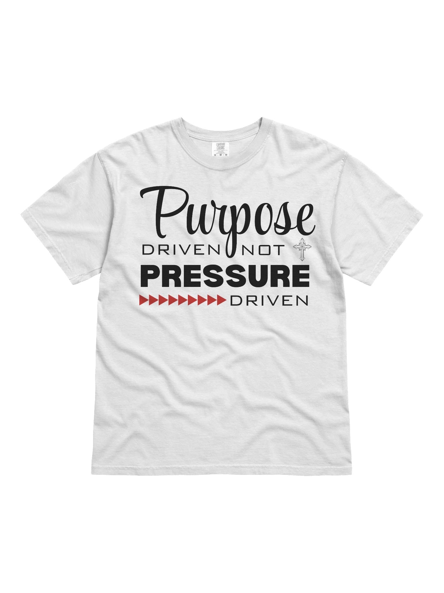 Purpose Driven Not Pressure Driven | Christian Tee | Faith Inspirational Gift product image (2)