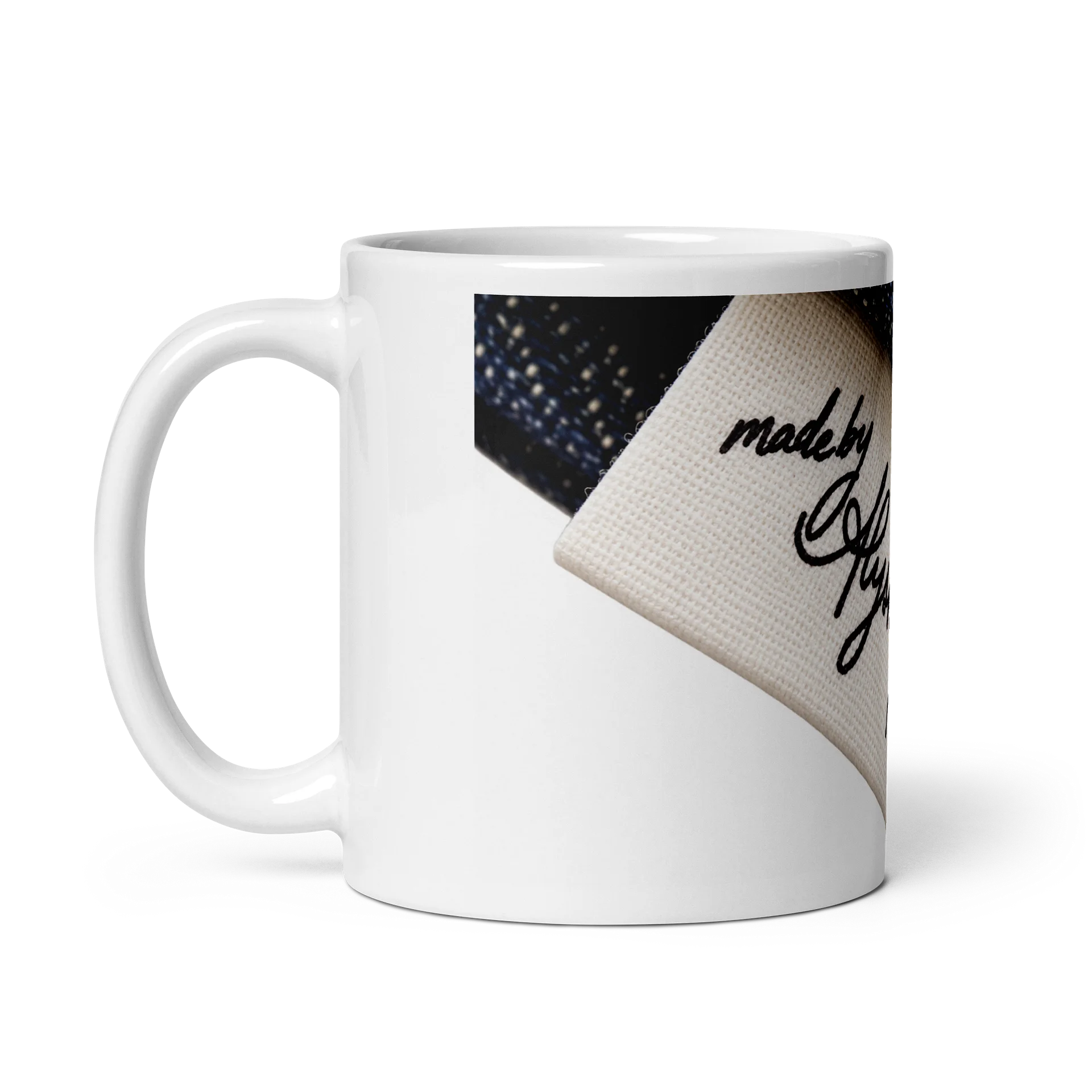 AK’s Made By Alyssa Kayla Logo on Denim Mug product image (2)