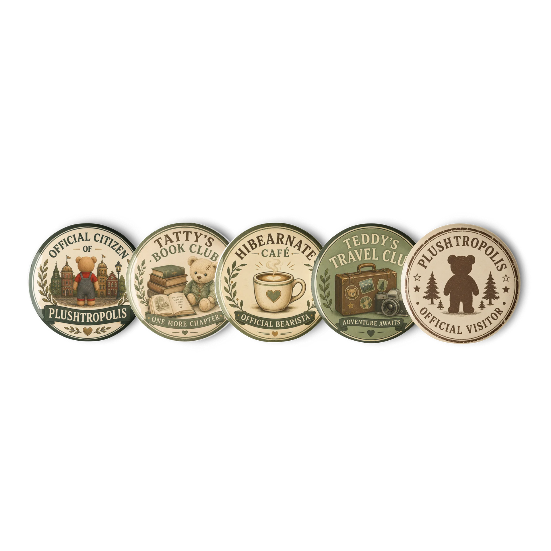 Official Plushtropolis Pin Collection product image (1)