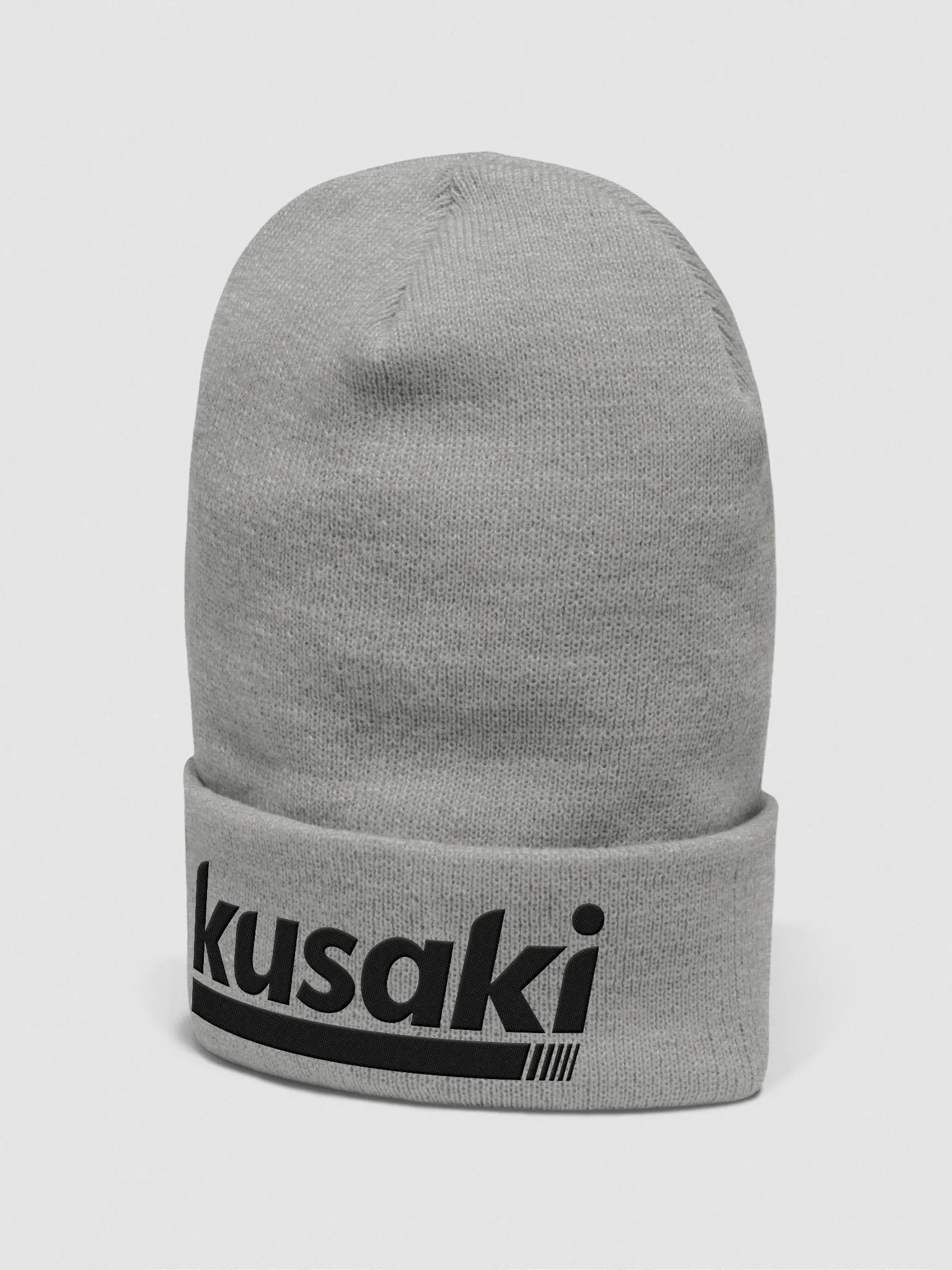 Kusaki - Logo Embroidered Beanie (Black Logo) product image (2)