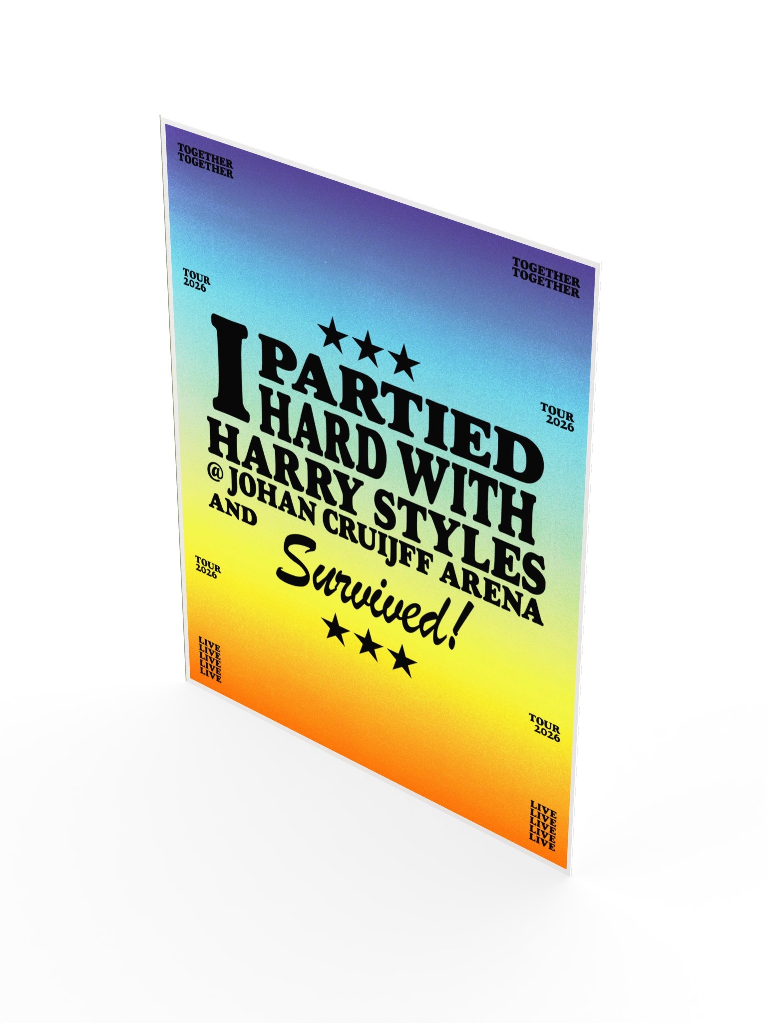 Partied Hard Amsterdam Poster product image (3)