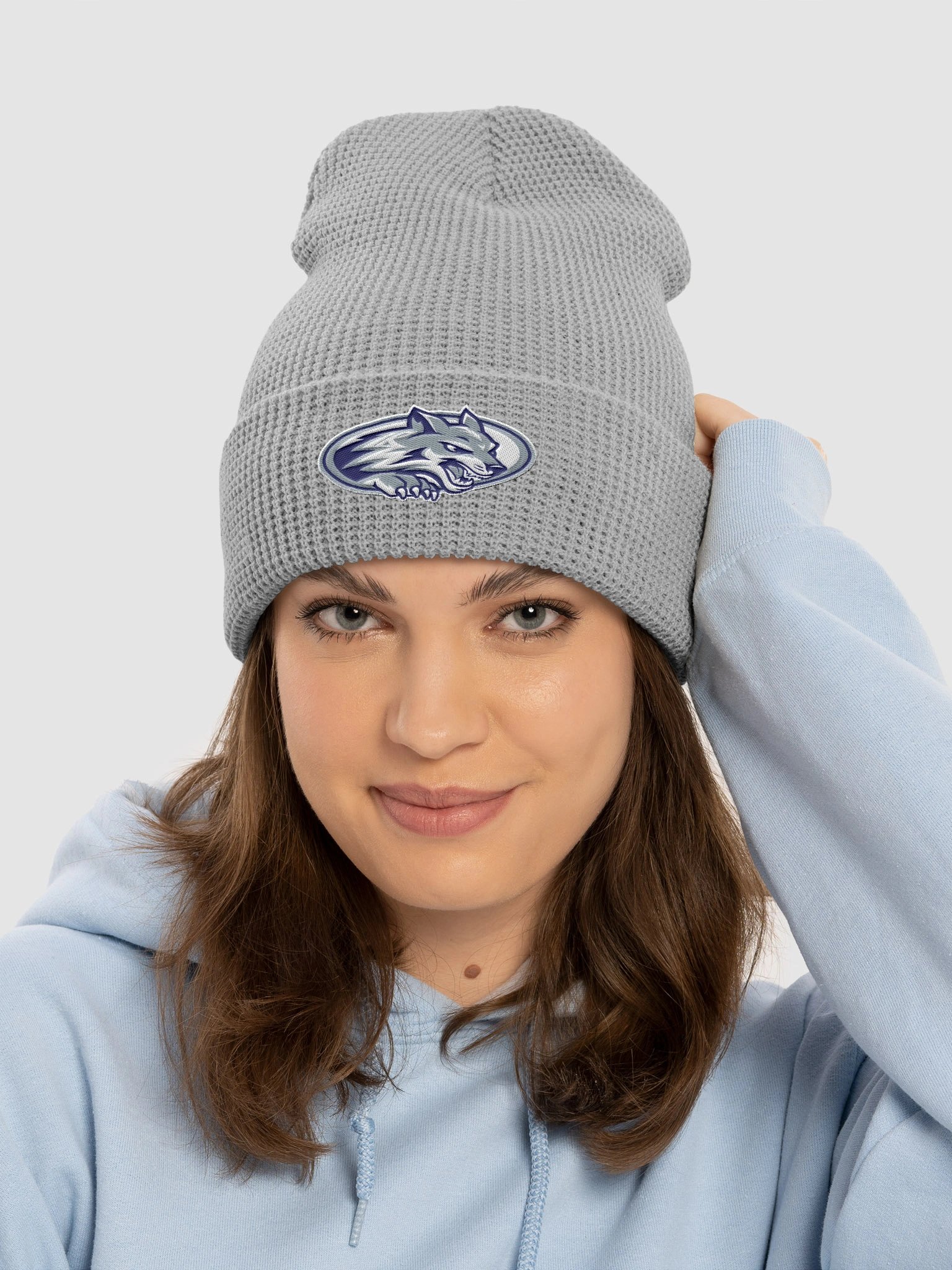 Wolf Waffle Beenie product image (1)