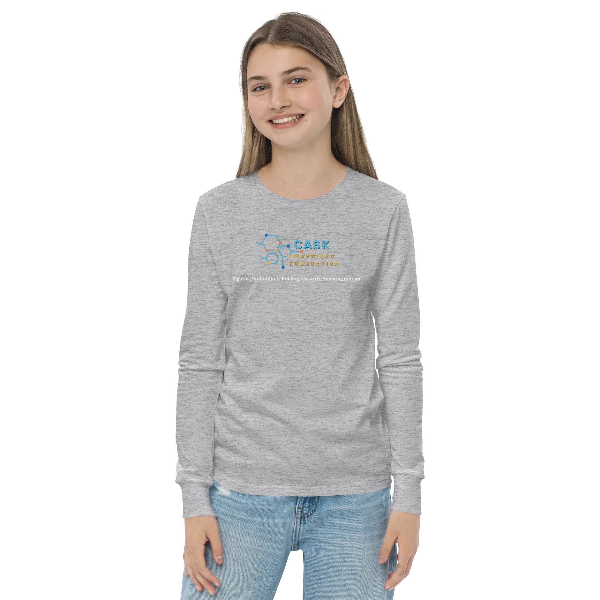 CASK Warriors Youth Long Sleeve Tee – Limited Edition Bella + Canvas product image (2)