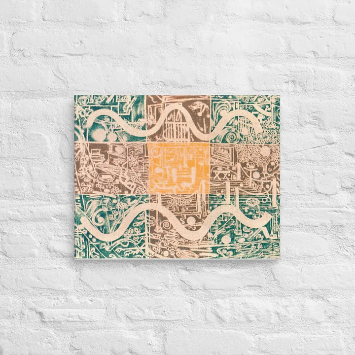 When Everything Is It (Cabin Painting) (1996) on canvas product image (2)