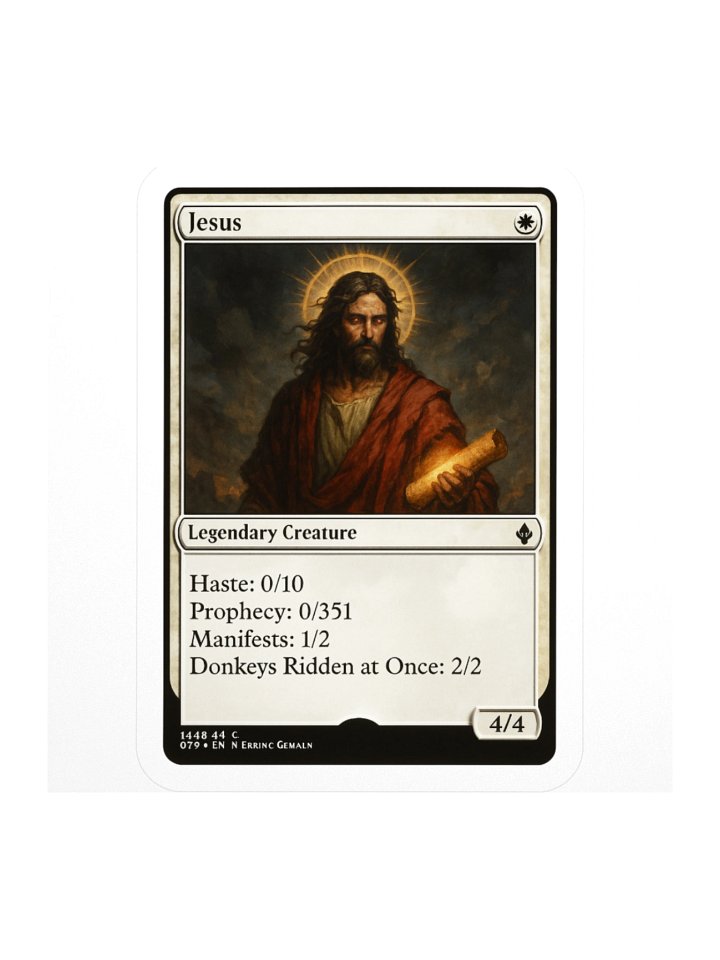 Jesus MTG Sticker product image (2)