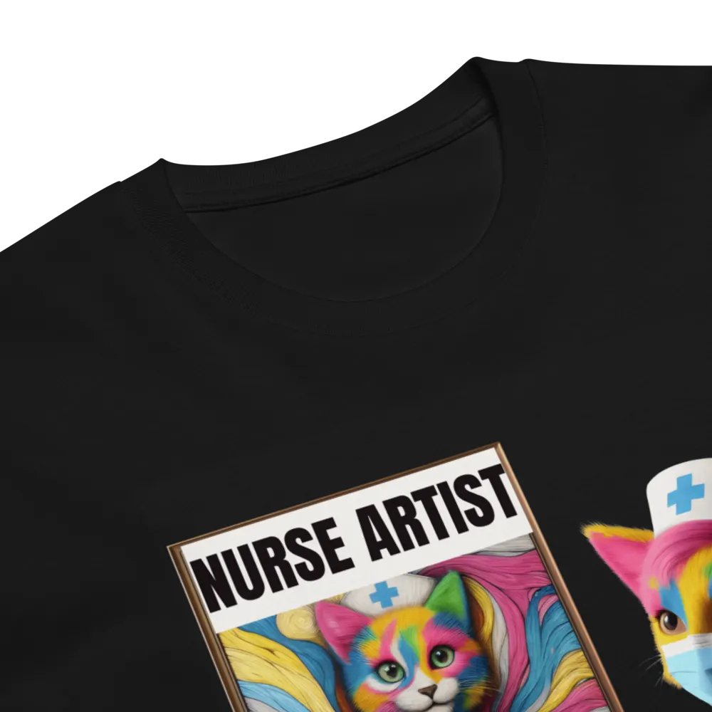 Nurse Artist Cat Unisex Tee product image (9)