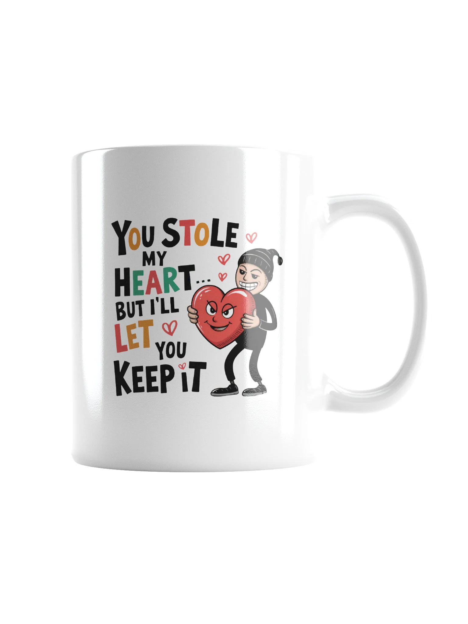 You Stole My Heart Valentine's Day Gift | Funny Love Mug | Cheeky Romance Gift product image (2)