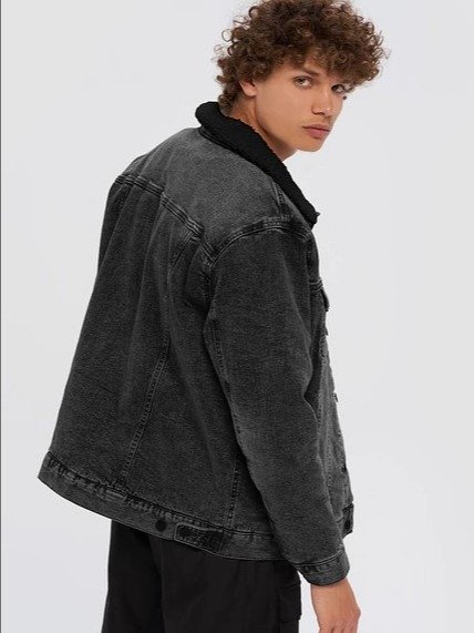 Game Changer Unisex Sherpa Denim Jacket product image (2)