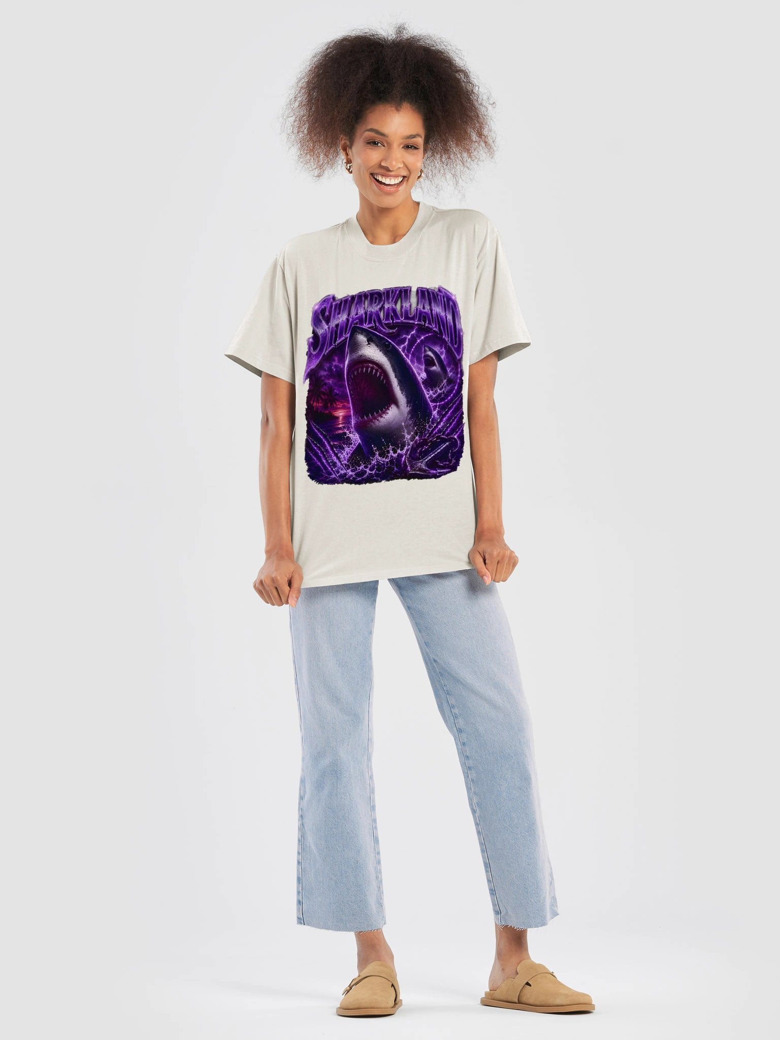 Sharkland Tee - Purple product image (7)