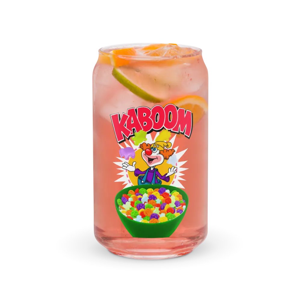 🥣 Saturday Morning Breakfast Kaboom! Can Shaped Glass 🥣 product image (2)