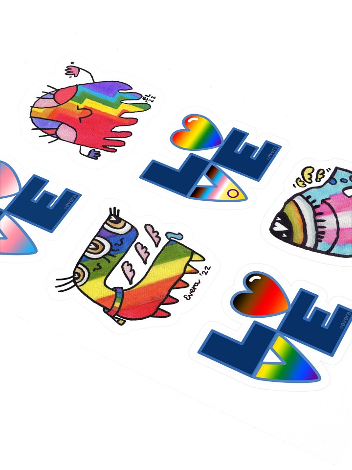 Pride Sticker Sheet product image (2)