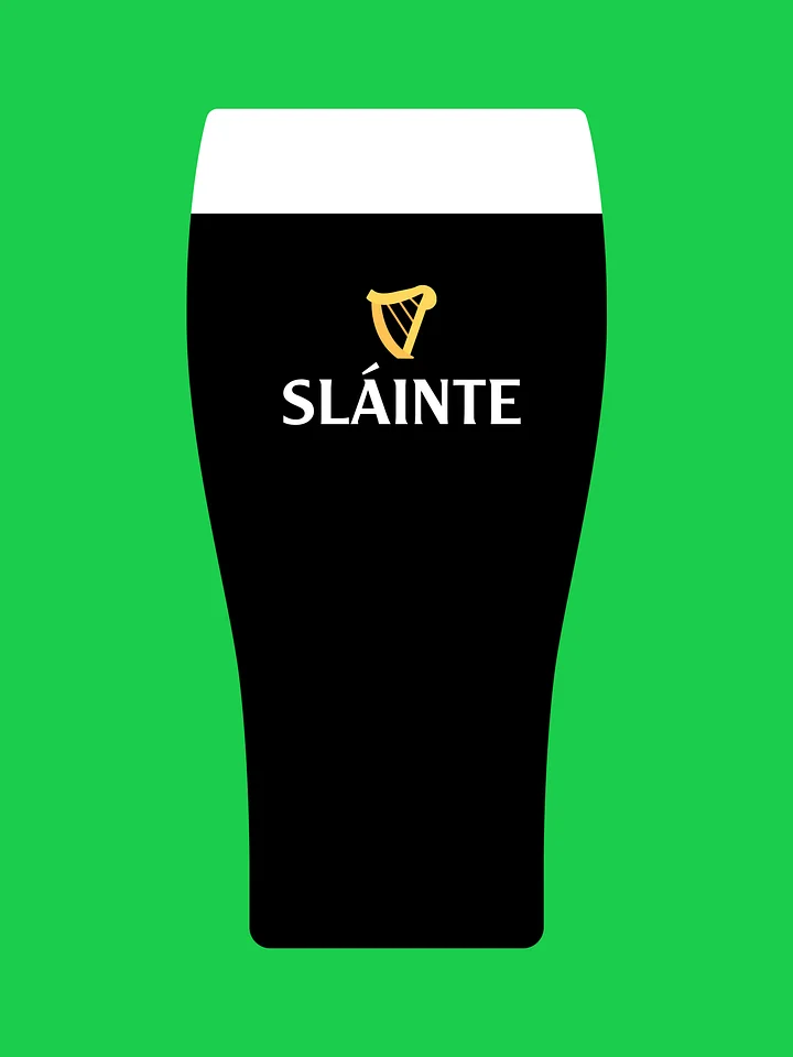 Green Sláinte High-Res Digital Download [Ready To Print] product image (1)