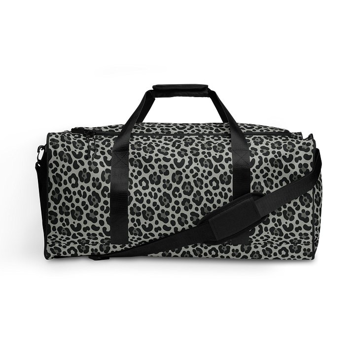 Bold Snow Leopard Print Duffle Bag for Travel product image (1)