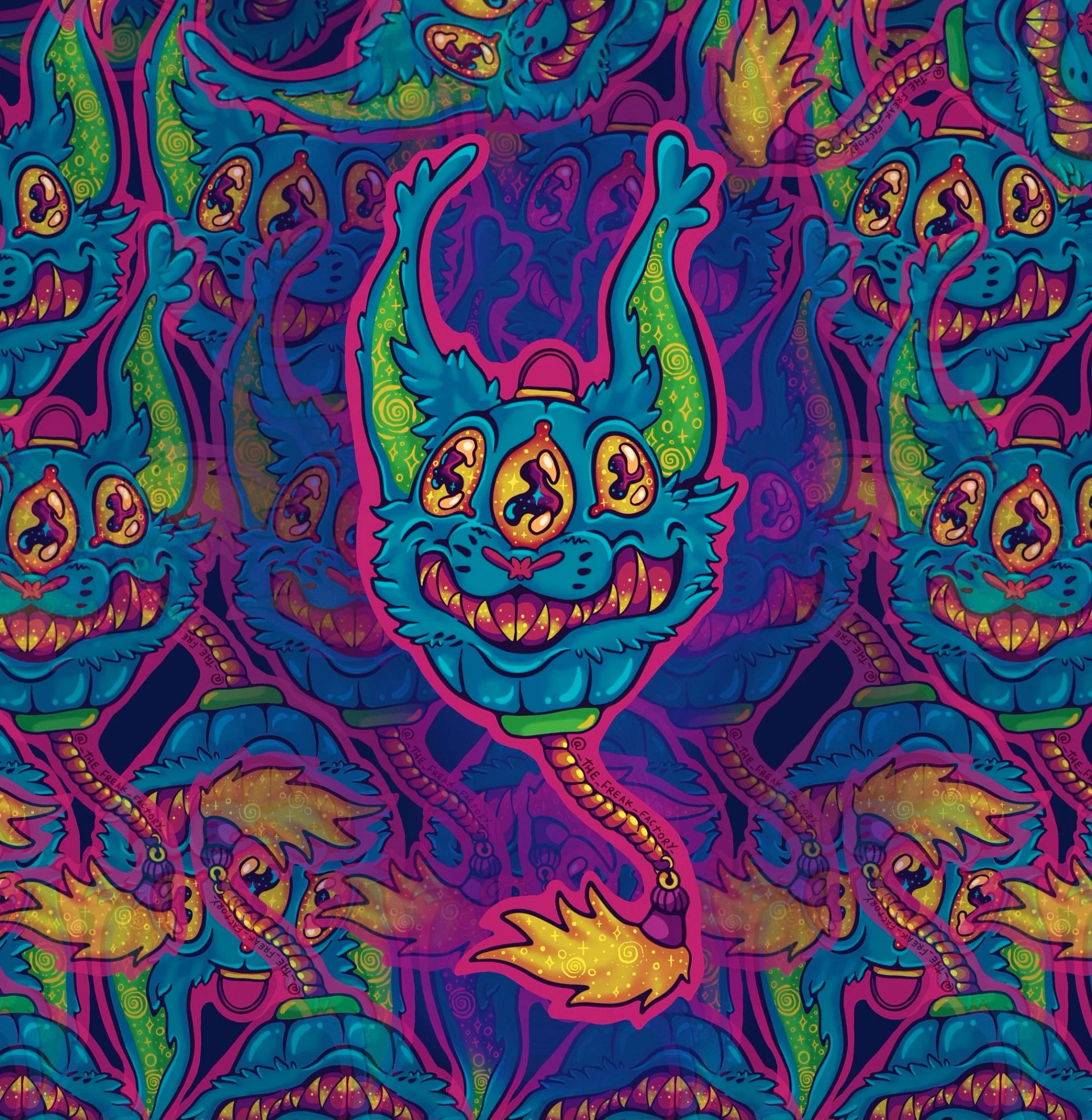 Blue Chōchin'obake Japanese Yokai product image (1)