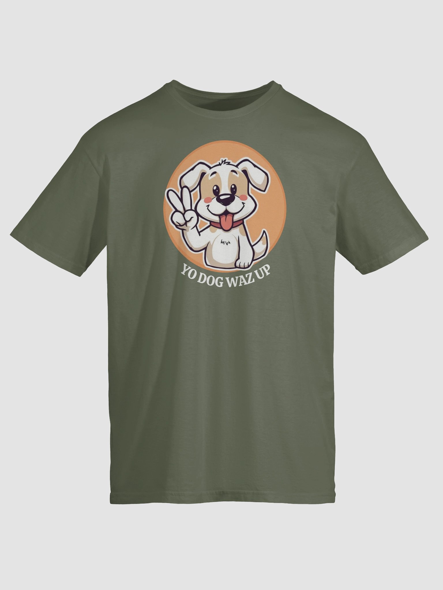 Yo Dog Waz Up Funny Animal Lovers Gift T-Shirt product image (1)