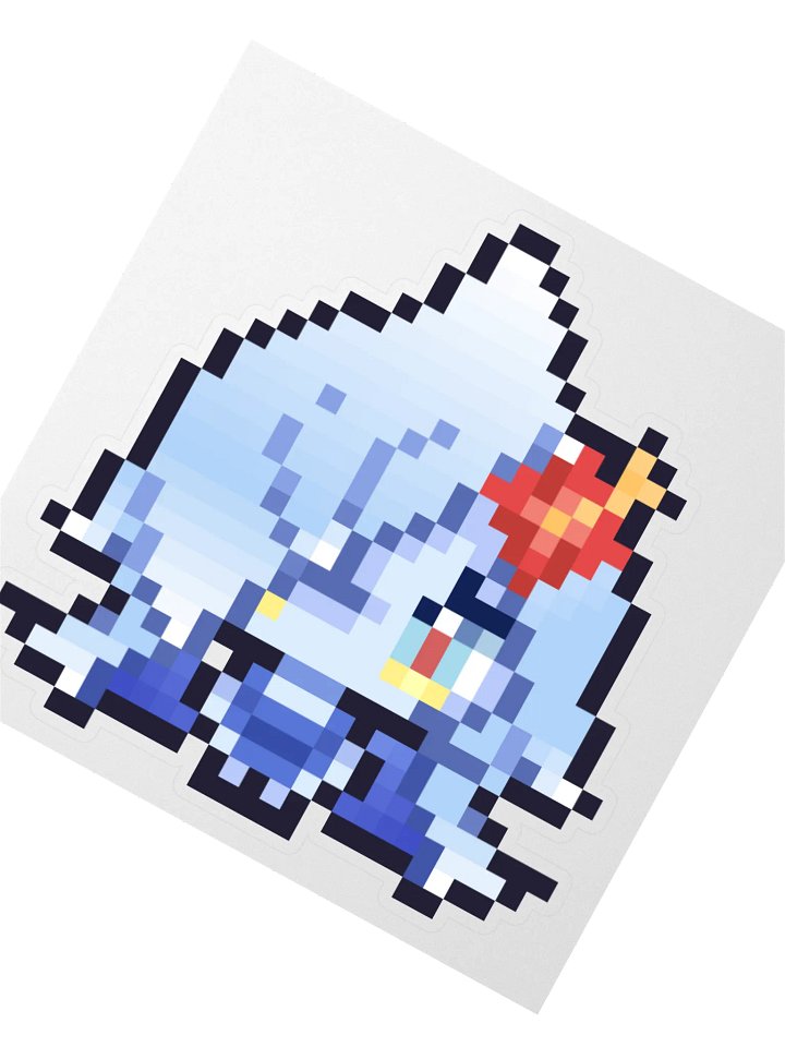 Pixel Shark - Sticker product image (2)