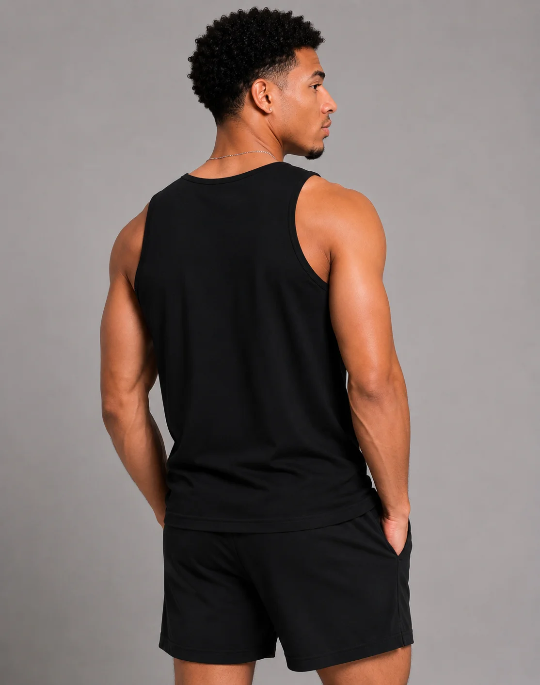 Black Garment-Dyed Tank Top product image (2)
