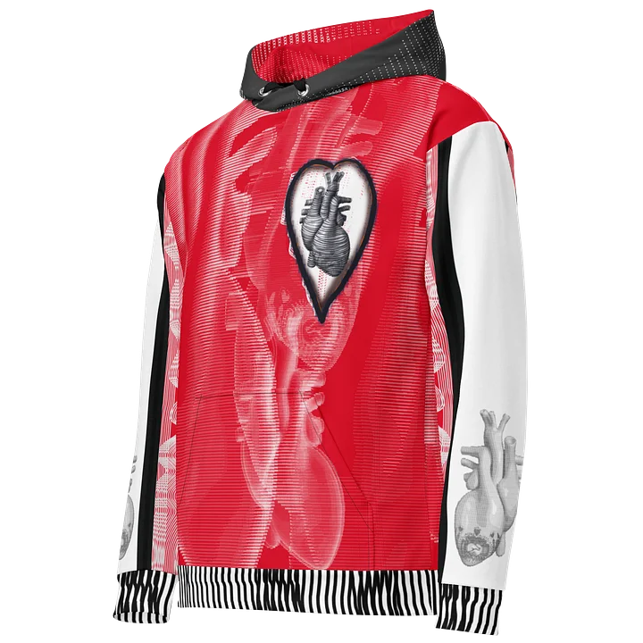 HEART FELT | red | unisex | pullover | hoodie product image (2)