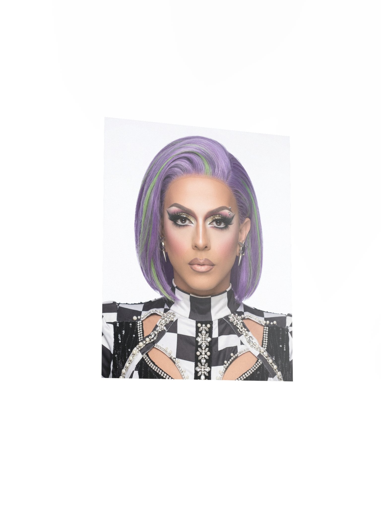 "Checkered Glam" Headshot 8x10 Promo product image (3)