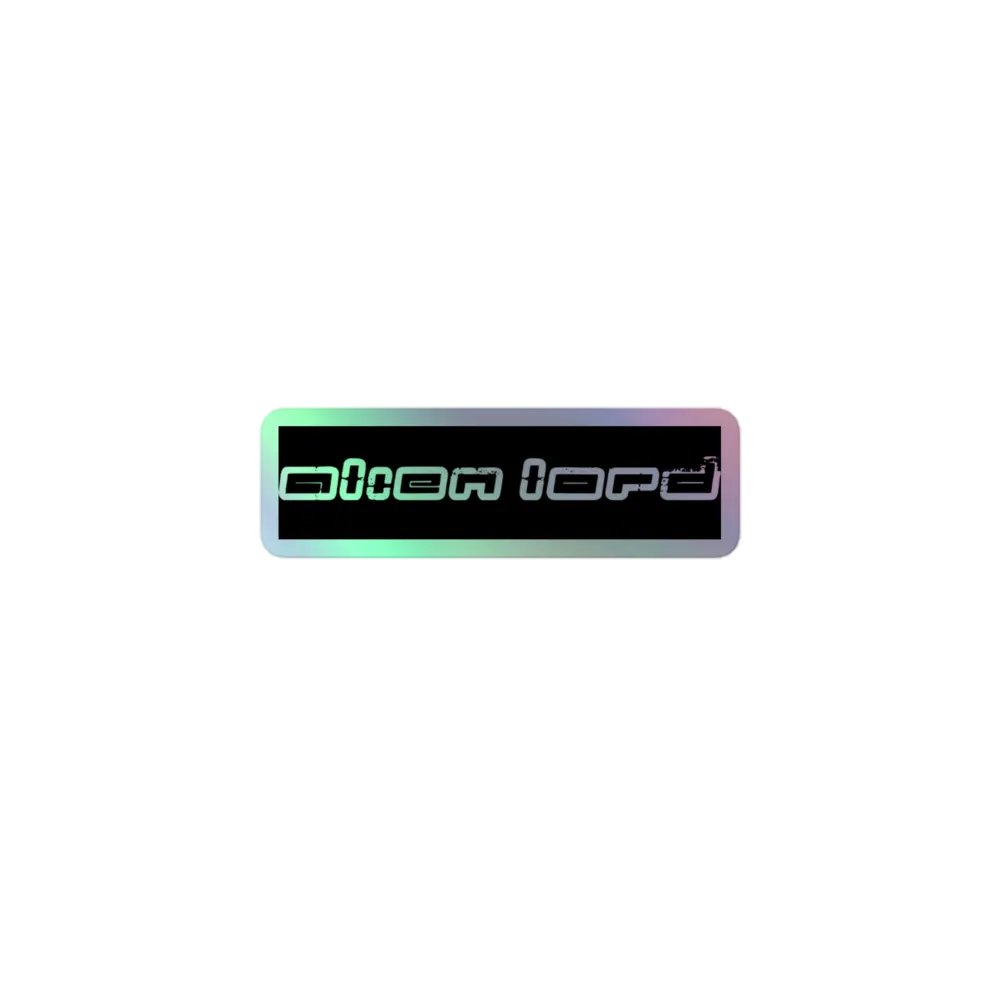 Alien Lord holographic sticker product image (1)