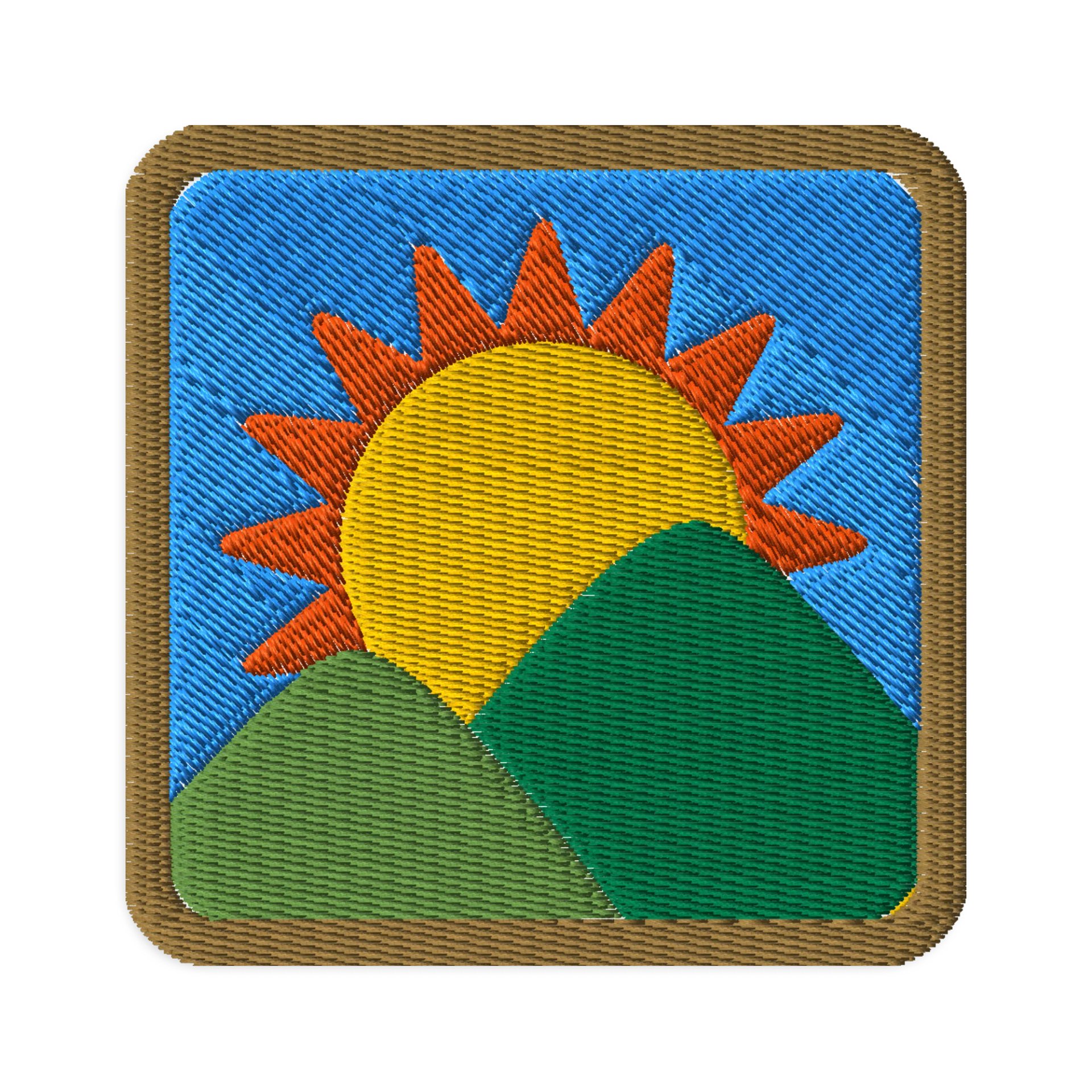 Sunrise Serenity Embroidered Patch product image (1)