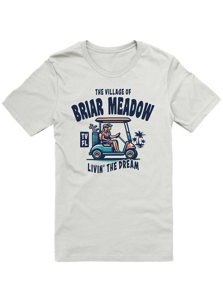 The Village of Briar Meadow TV FL Golf Cart Design T-Shirt product image (4)