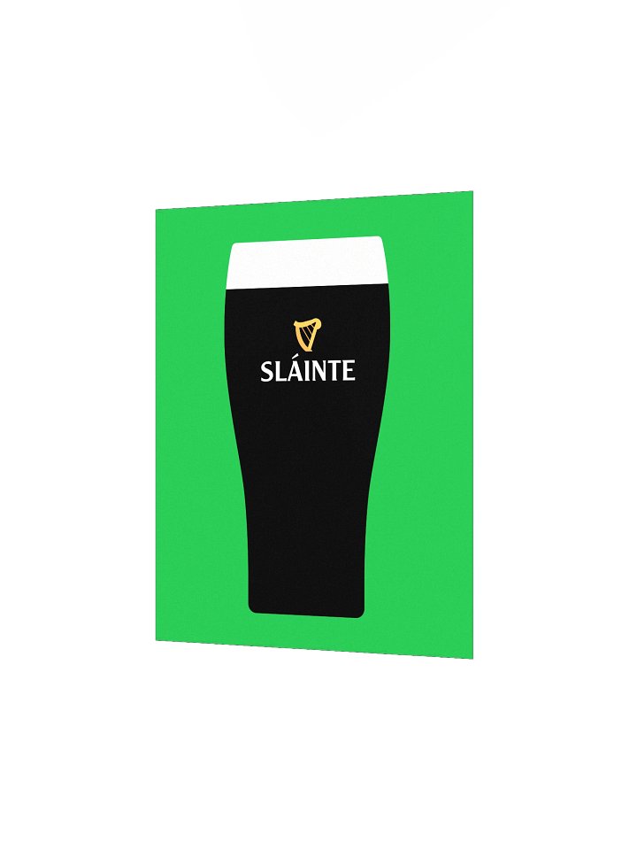 Sláinte - Pint of the Black Stuff | Enhanced Matte Paper Poster Print product image (1)