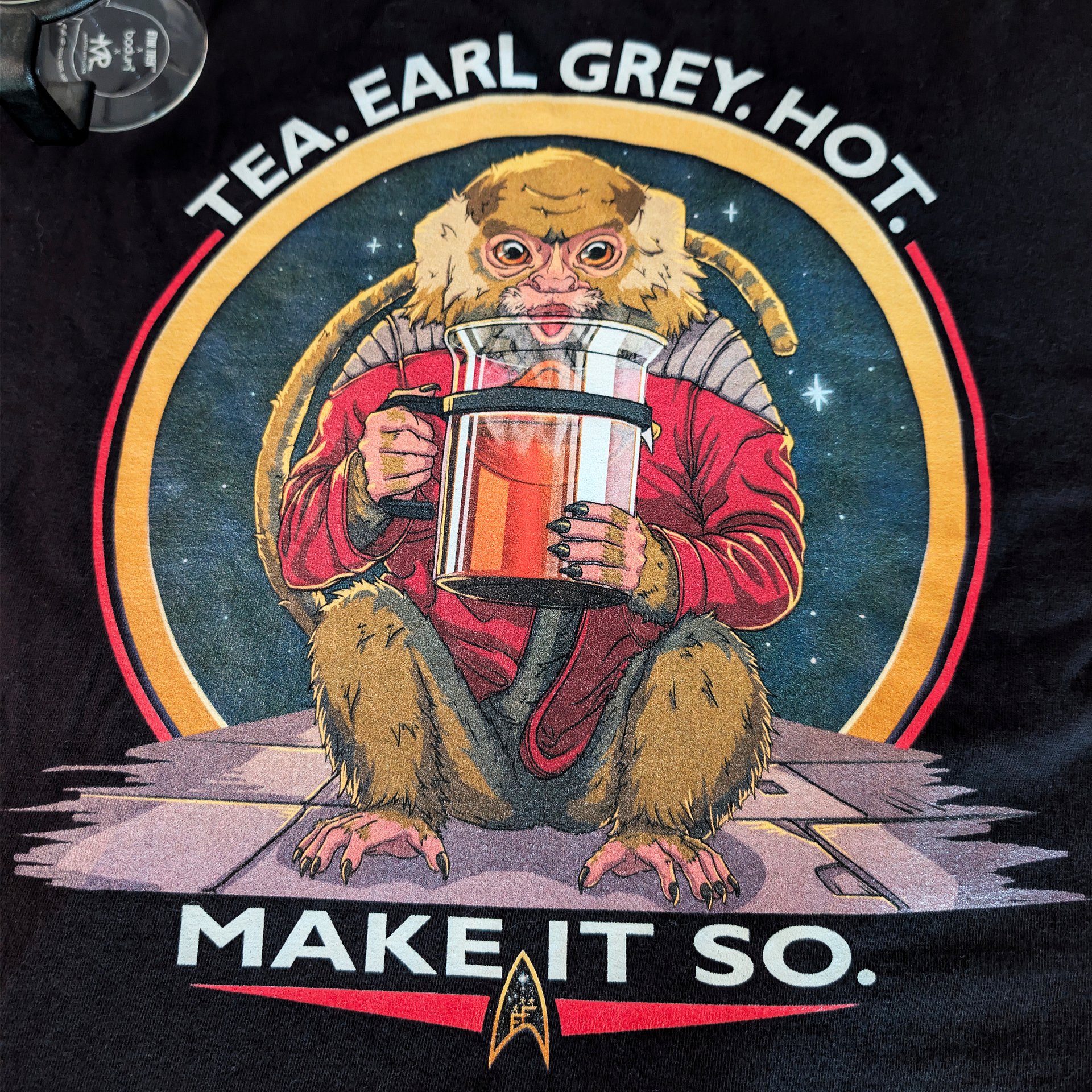 Picard Marmoset Staring T-Shirt product image (2)