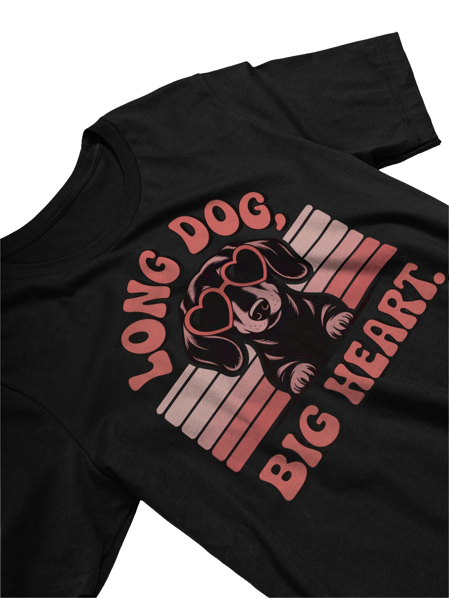 Long Dog Big Heart Shirt – Cute Dachshund Valentine Tee for Wiener Dog Lovers & Dog Moms product image (14)