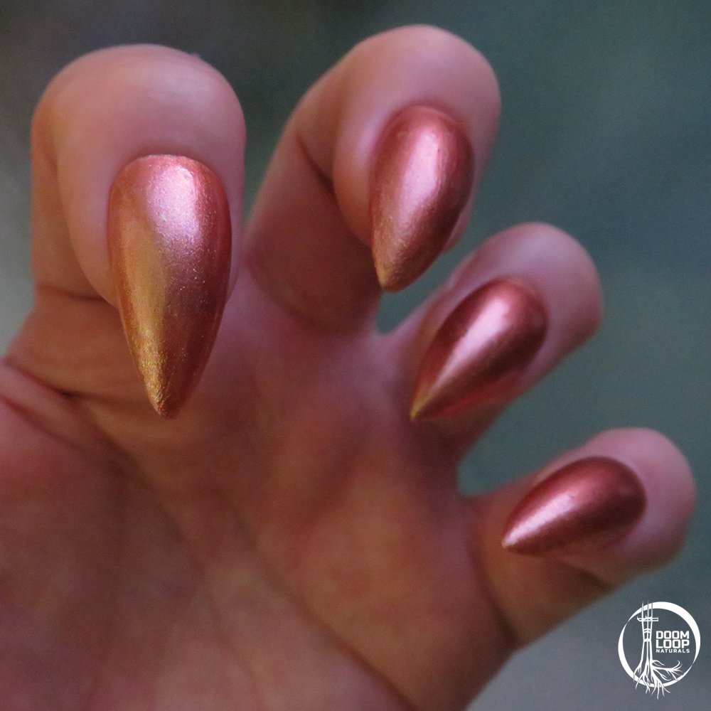 INTERROBANG - Sunset Gold Sparkly Nail Polish product image (2)