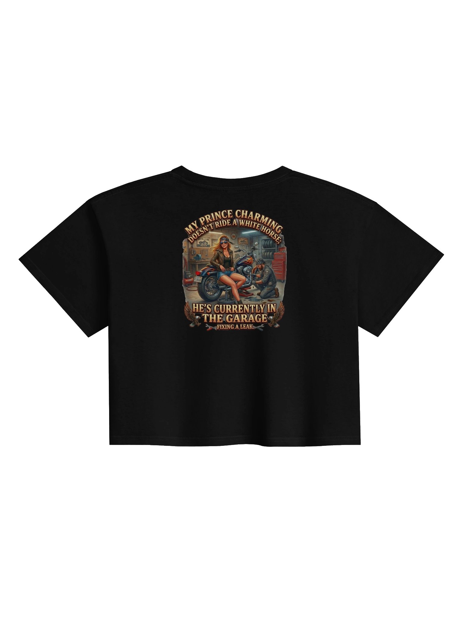 Mötograffiti Prince Charming Crop Top product image (2)