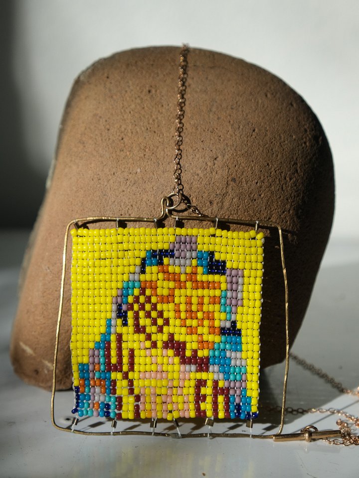 BEAD WEAVE PENDANT product image (1)