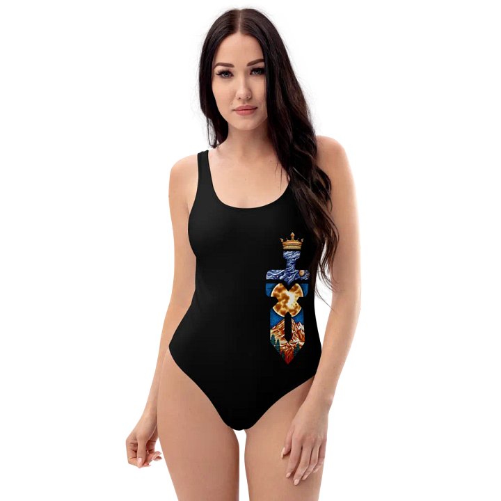 Color Logo One Piece Swimsuit for His Princess product image (1)